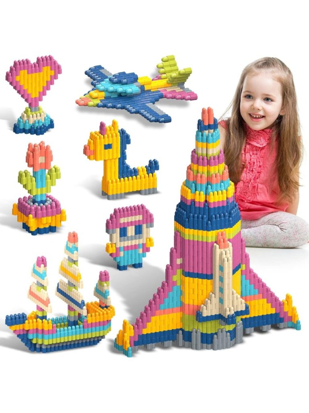 STEM Educational Building Blocks Set - 1120pcs Creative Construction Toy